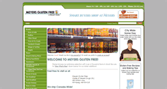 Desktop Screenshot of meyersglutenfree.com